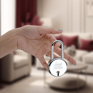Link New Round BCP 50 MM Padlock- LS (Pack of 1)