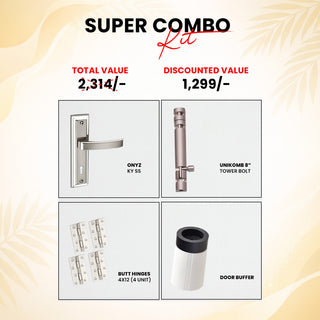 Link Prestige Door Fittings Onyz Handle Kit